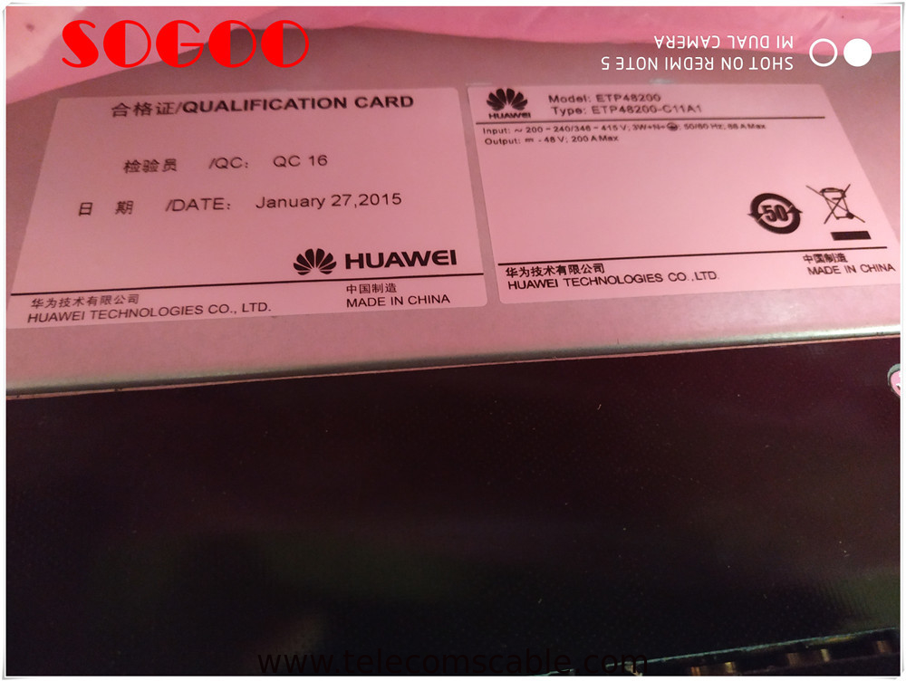 Huawei ETP48200-C11A1 Embedded Power Supply 48V 200A Network Power